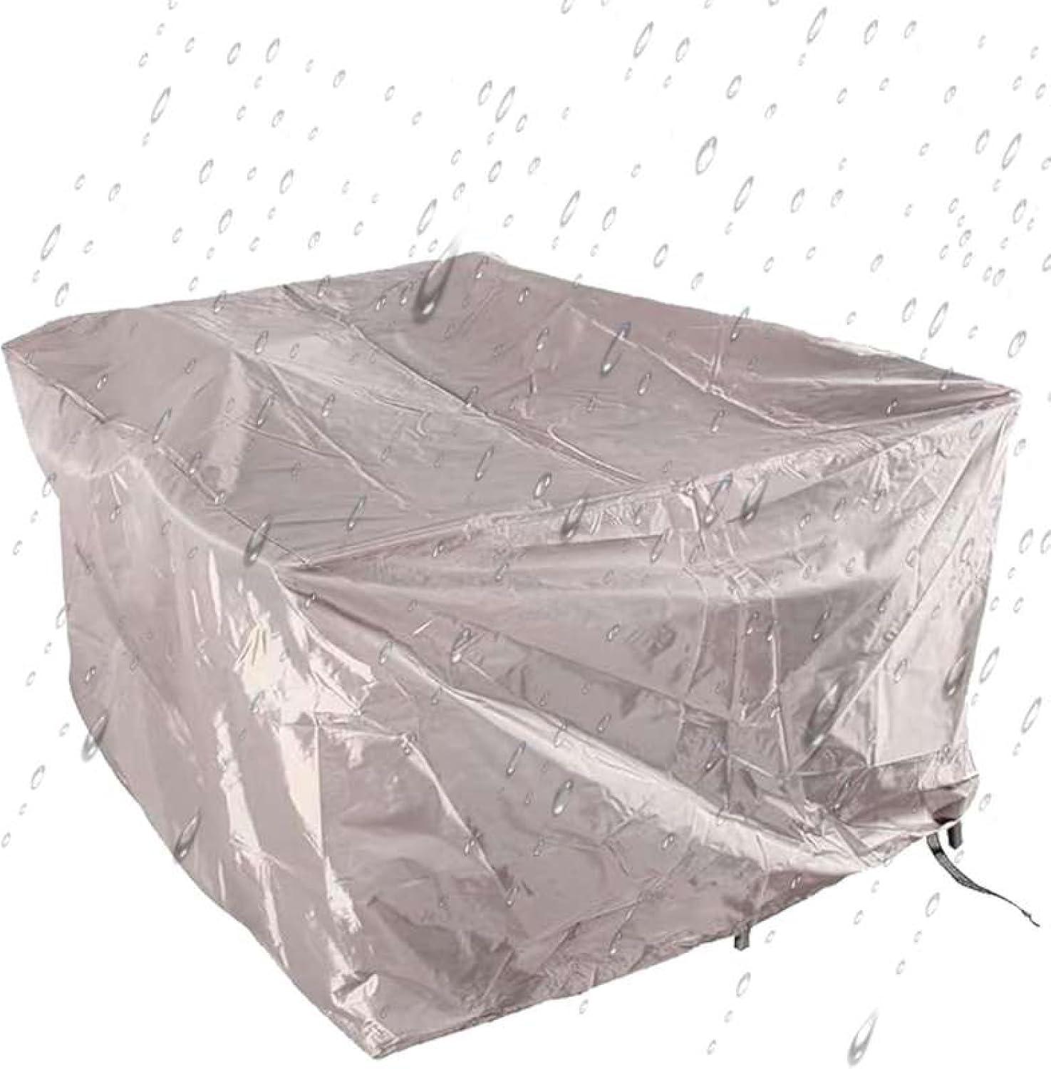 Black Rattan Garden Furniture Set - 4 Piece Patio Sofa and Coffee Table with rain cover - XEO Home